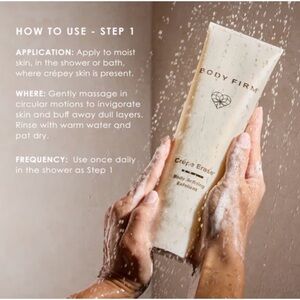 Body Firm Crème Erase Body Refining Exfoliant - White